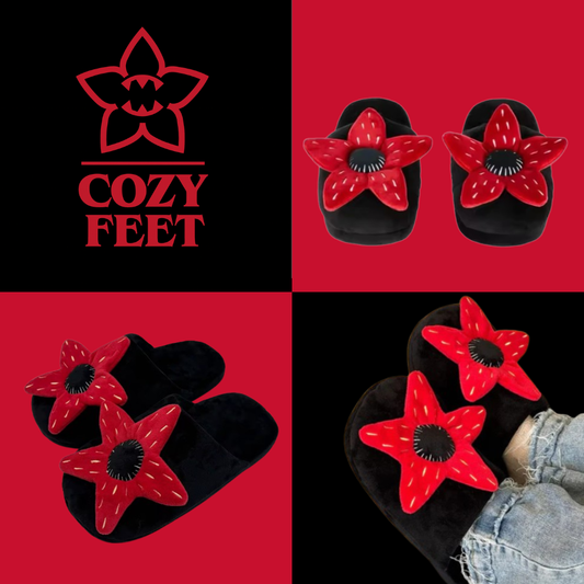 Pantuflas Flor Demogorgon